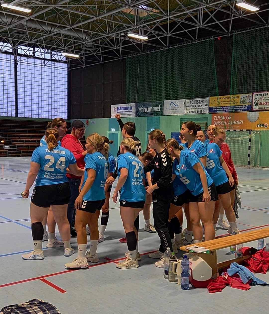 Letztes Timeout der Gäste