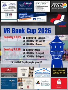 VR Bank Cup 2026 Spielpläne